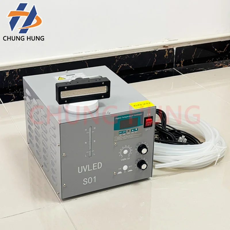 High‑Power Water‑Cooled UV LED Curing Lamp Blue‑Purple Light UV Ink Drying Light for Flatbed Printer UV Curing Machine 12020