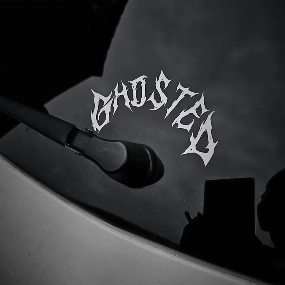 AliExpress NONE Waterproof Removable Gothic Rock Letter Decals Funny Decor for Auto Rear Window Bike Helmet