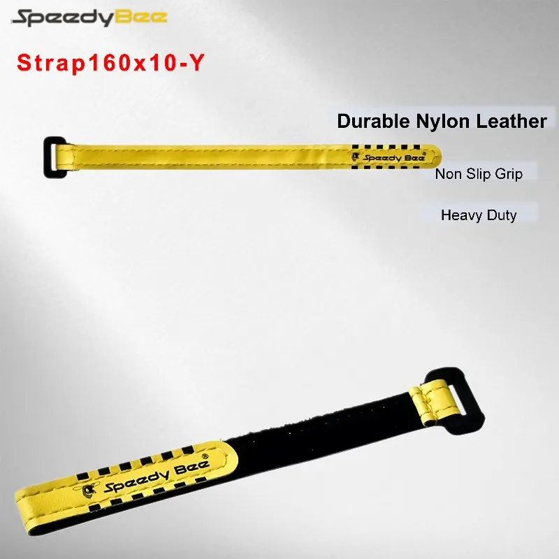 

Комплект из 3-х ремней для LiPo аккумуляторов Speedybee (160x10 мм, 220x20 мм) – нейлоновая защитная лента для радиоуправляемых дронов и FPV квадрокоптеров