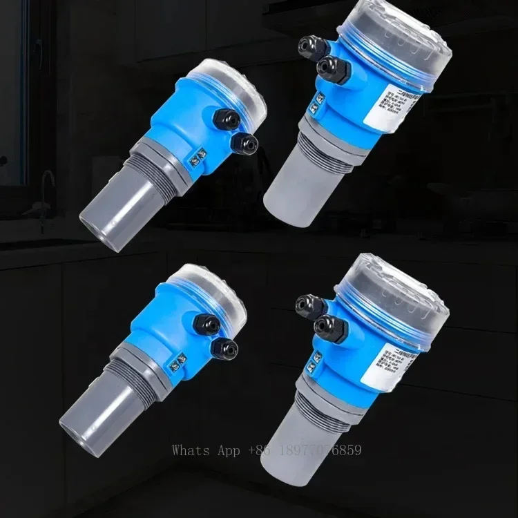 KUNKE Sensor Level ultrasonik non-kontak, untuk alat pengukur