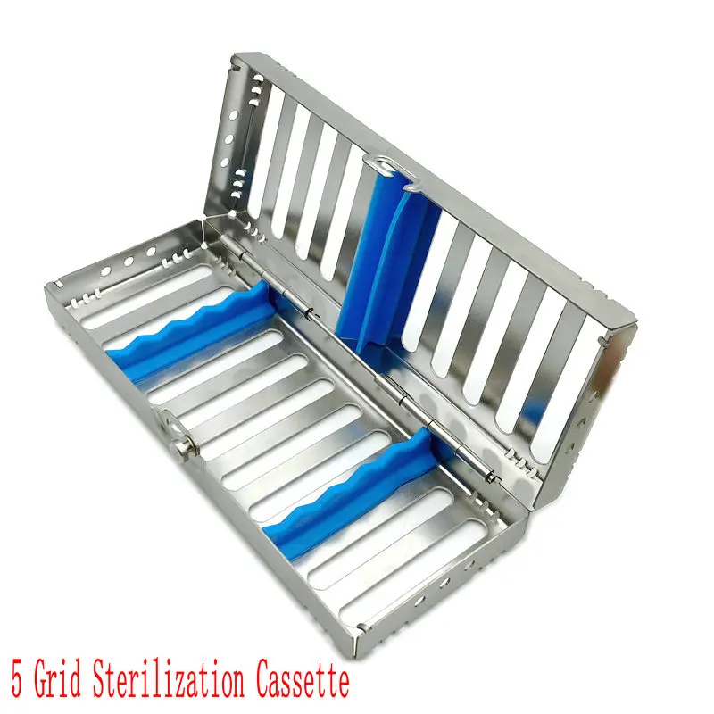 1pc Dental Sterilization Rack Surgical Autoclavable Sterilization Box Dental Cassette Disinfection Tray Dentist Tools view 2