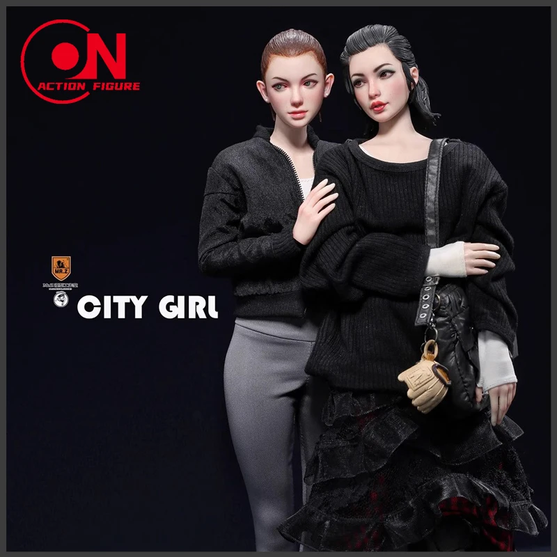

2025 Q4 1/6 Mr.Z CG002 City Girl Rui & Lei Movable Eyes Action Figure 12'' Female Soldier Figure Full Set Collectible Model Toy