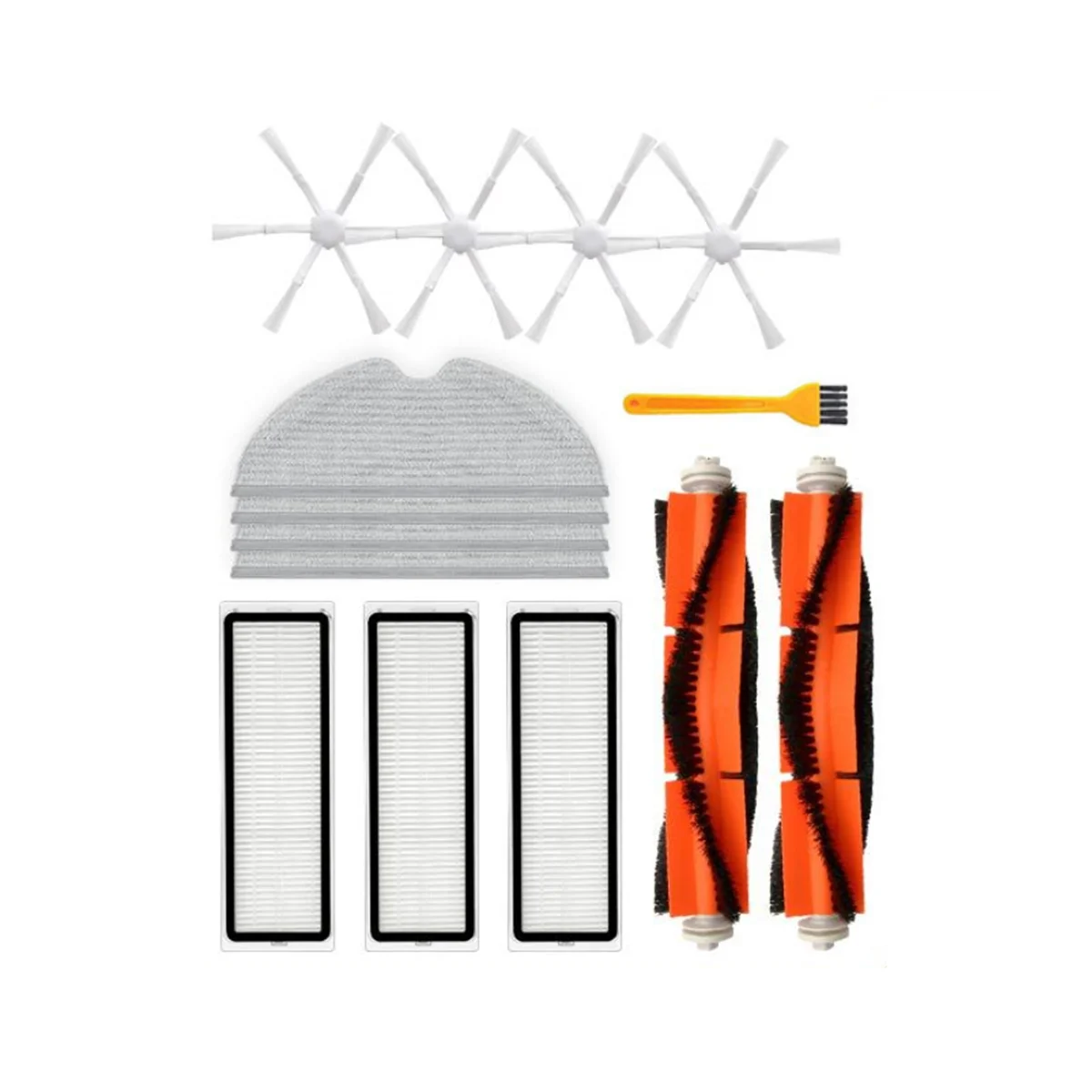 14 pezzi per Xiaomi Mi Robot Vacuum Mop 2 muslimah aspirapolvere spazzola laterale principale filtro Mop panno accessori Kit