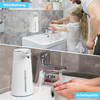 Automatic Soap Dispenser Automatic Wall Mount Soap Dispenser 400Ml USB Rechargeable Electric Soap Dispenser