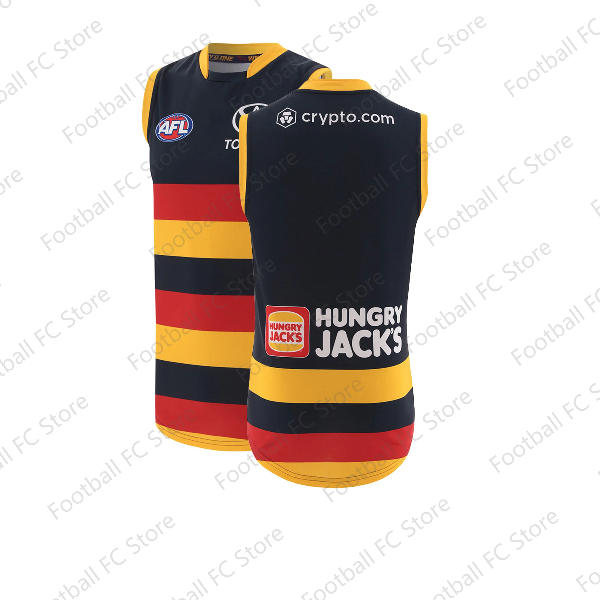 2024 New Arriavl Summer A.F.L Australian Adelaide Crows 2024 Mens Home Jersey Oversized loose Vest For Adult/Kids Kit