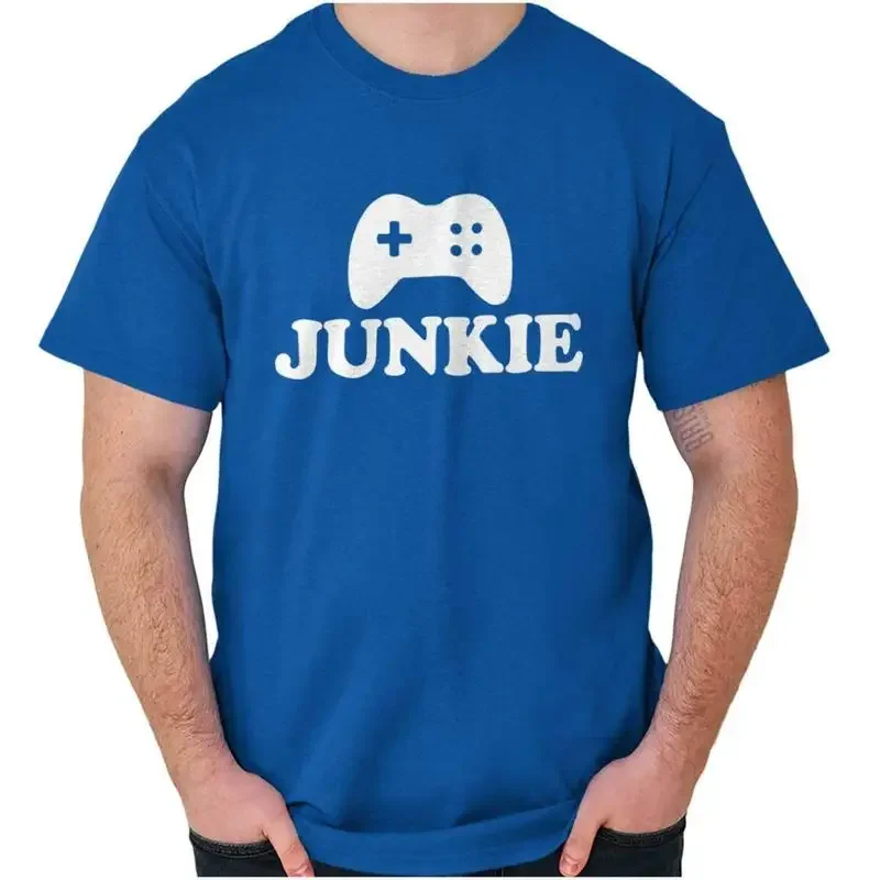 Funny Sarcastic Video Game Controller Junkie Womens Or Mens Crewneck T Shirt