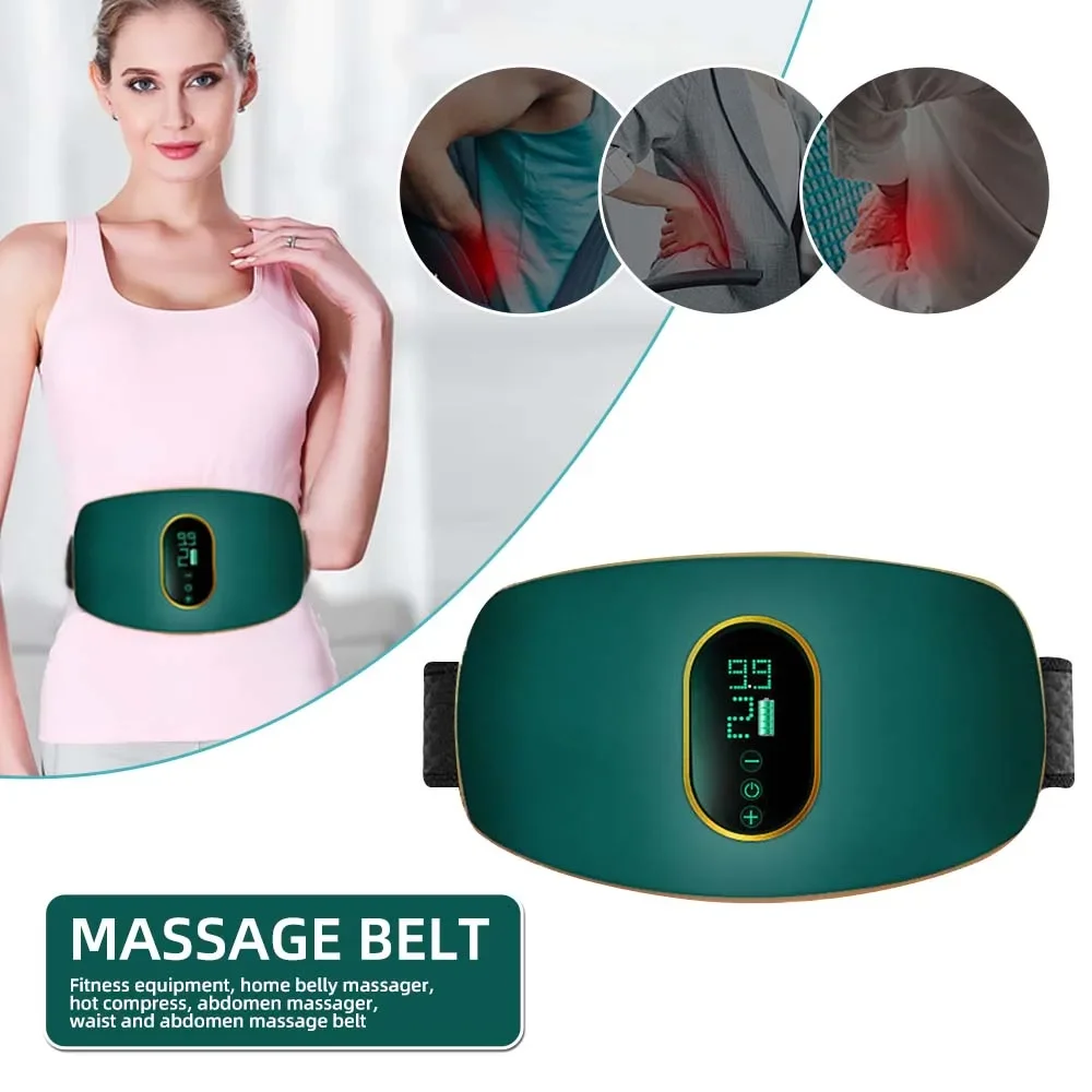 

Rechargeable Body Slimming Machine Weight Loss Crazy Fat Burning Massage Fitness Belt Beauty Tool Constipation