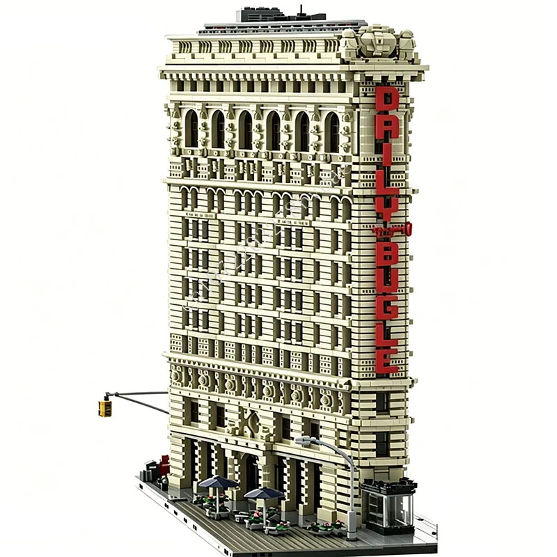 15000 PCS City Flatiron Style Architecture Building Blocks Landmark Model Assembly Educational Gift For Adults Home Decoration