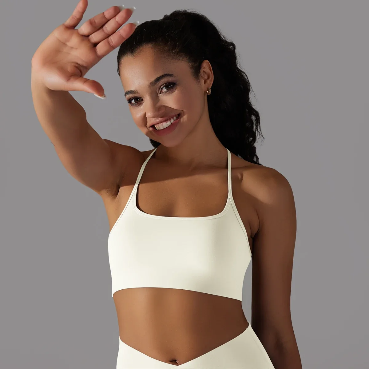 Soutien-gorge de sport croisé sexy pour femme, haut de gymnastique, entraînement, course à pied, yoga, sous-vêtements de sport, fitness, précieux Y-Fit