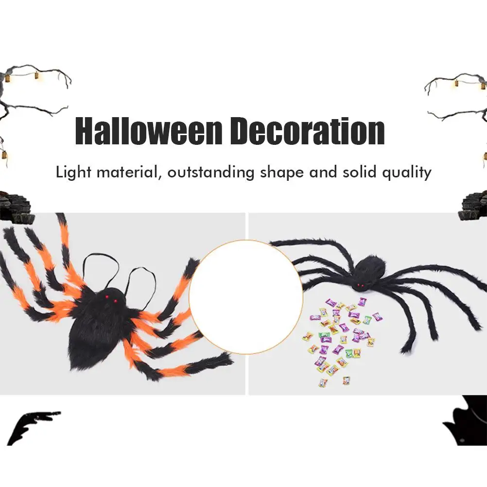 Halloween Giant Spider Backpack Spiders Halloween Costume Indoor Outdoor Yard Party Halloween Decoration