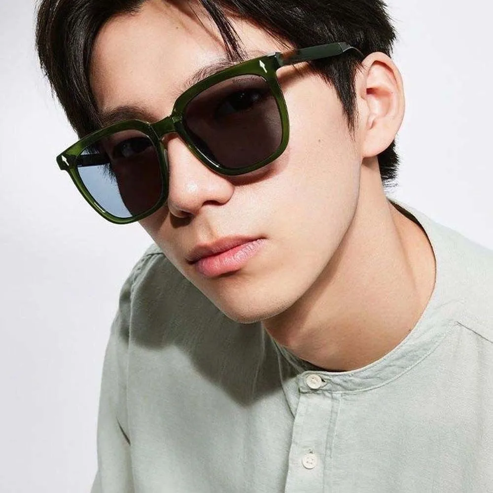 

Fashion Lightweight Jelly Retro Sunnies Sunshade Eyewear Resin Men Polarized Sunglasses PC Alloy Women Anti-UV Glasses Party