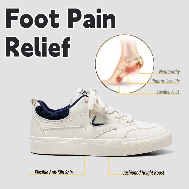 Men's Casual Board Shoes Sports Comfortable Fashionable Lace Up Outdoor Low-Top New Summer Running Simple and Versatile Shoes