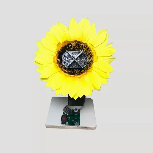 Solar Tracking System Sun Tracking Tracker Photovoltaic Sunflower Solar Educational Development Interest Cultivation