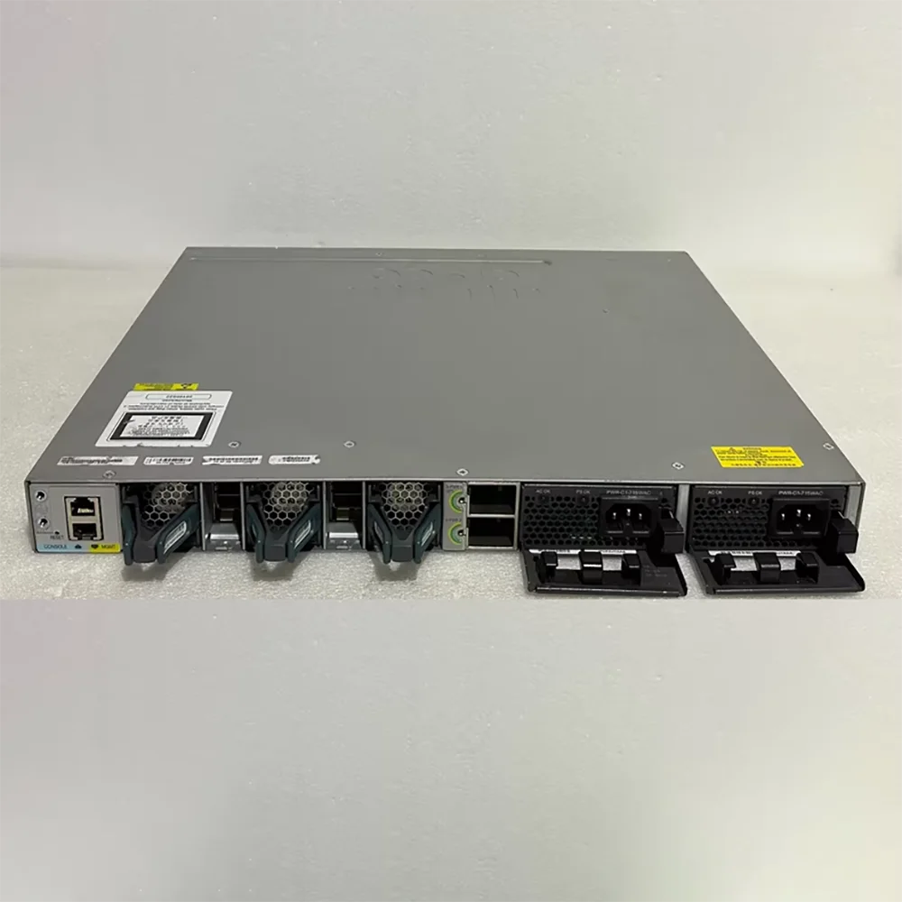 WS-C3850-48P-S 48 Port Gigabit POE Power Supply Network Switch 100% Tested Fast Ship Perfect Work