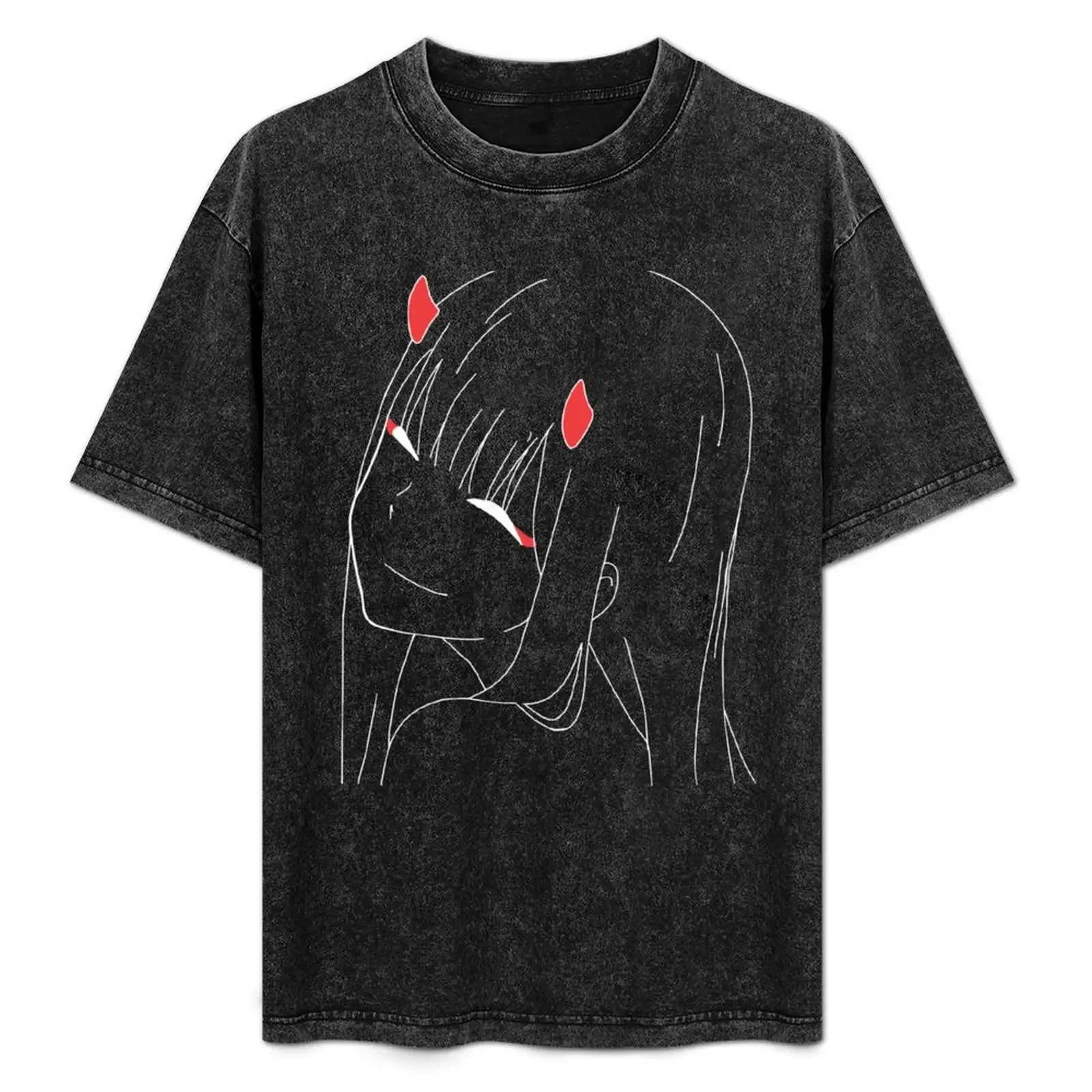 

Zero Two/002 Darling in the Franxx T-Shirt oversized t shirt custom shirt blanks quick-drying oversized t shirt men