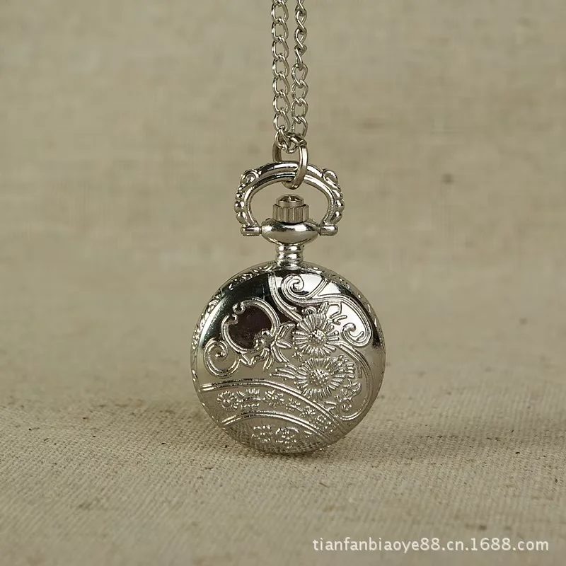 Vintage pocket watch supply wholesale vintage classic quartz small exquisite lovely diamond-encrusted classic pocket watch