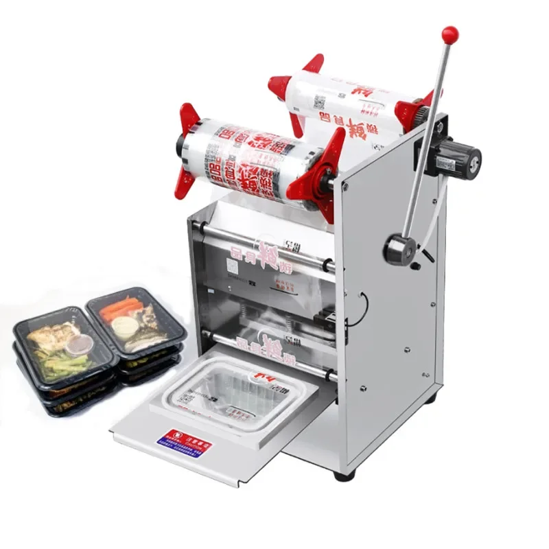 Manual Desktop Fast Food Tray Sealing Machine Tray Sealer Packaging Machine