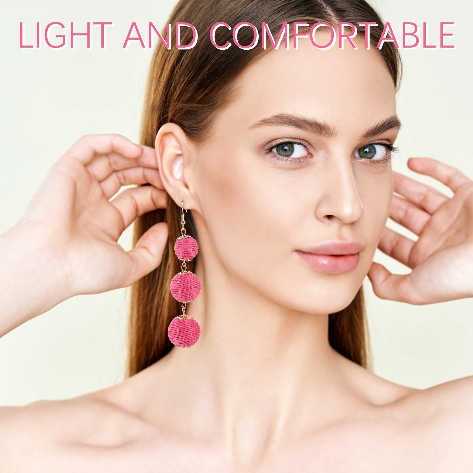 

Retro Earrings for Women 3 Pairs Girls Dangle Drop Metal Fun Dangling Statement Lightweight Birthday Prom Wedding Gifts