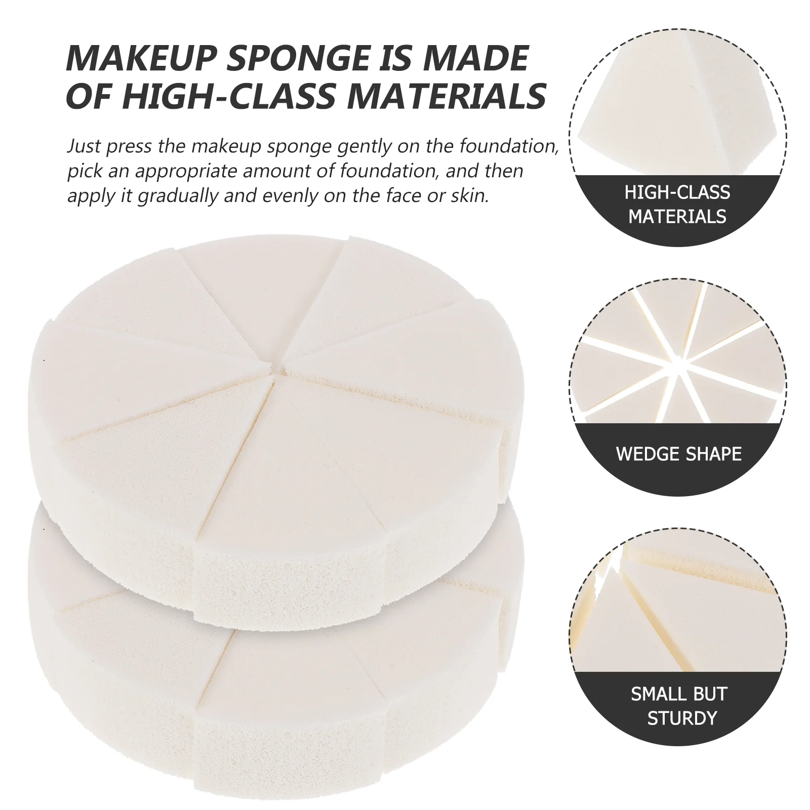 Triangular Sponge Puff Latex Makeup Cosmetics Wedge Women Facial Sponge Foundation Mini Portable