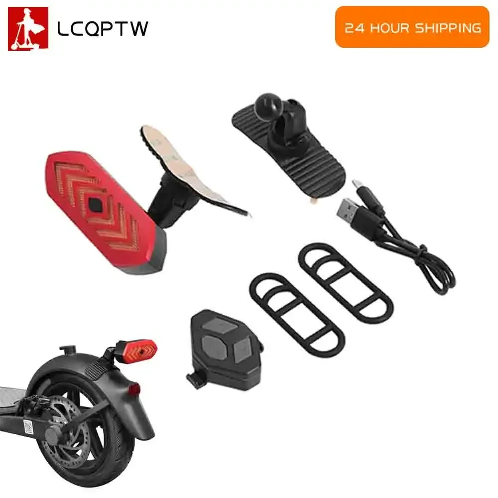 

Универсальный безопасный указатель поворота для Xiaomi M365 Pro Mi3 Mi4, электрический скутер/электронные велосипеды, заднее крыло, USB задний фонарь, комплект