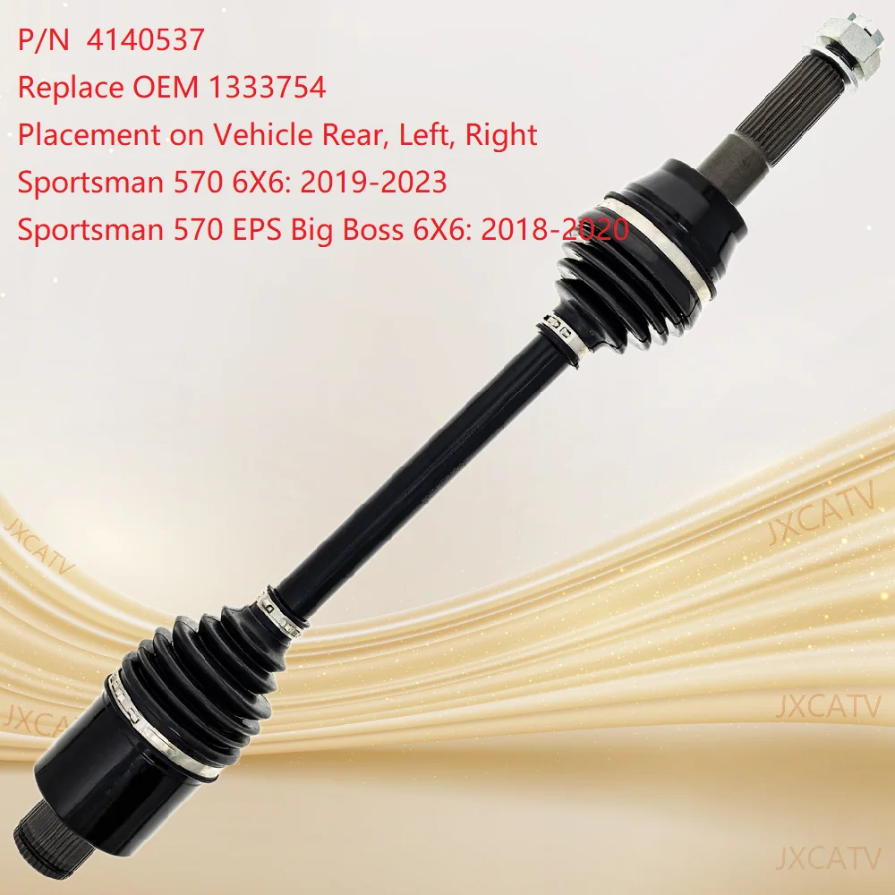 

For Polaris Rear Drive Shaft CV Axle Assembly 1333754 Sportsman 570 EPS Big Boss 6*6