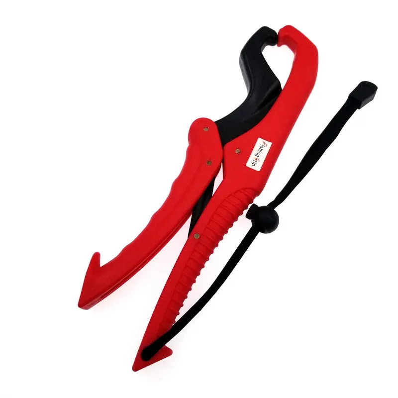 Fish Grabber Plier Controller Fishing Gripper Gear Tool ABS Grip Tackle Holder Clamp Adjustable Rope