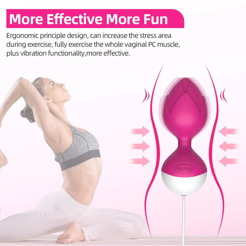 Remote Control Kegel Ball Vaginal Tighten Exercise Trainer Ben Wa Wireless 10 Speeds Vibrating Eggs Vibrator Sex Toys for Women