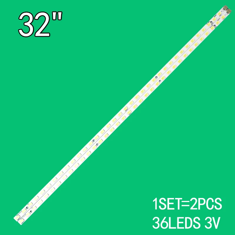 แถบไฟแบล็คไลท์ LED 36ดวงสำหรับทีวี LG 32 "32LE4500 32LE5300 V.3 V4 73.31T12 31T12-01a 73.31T12 001-2-SK1 CS1 002-2-SK1