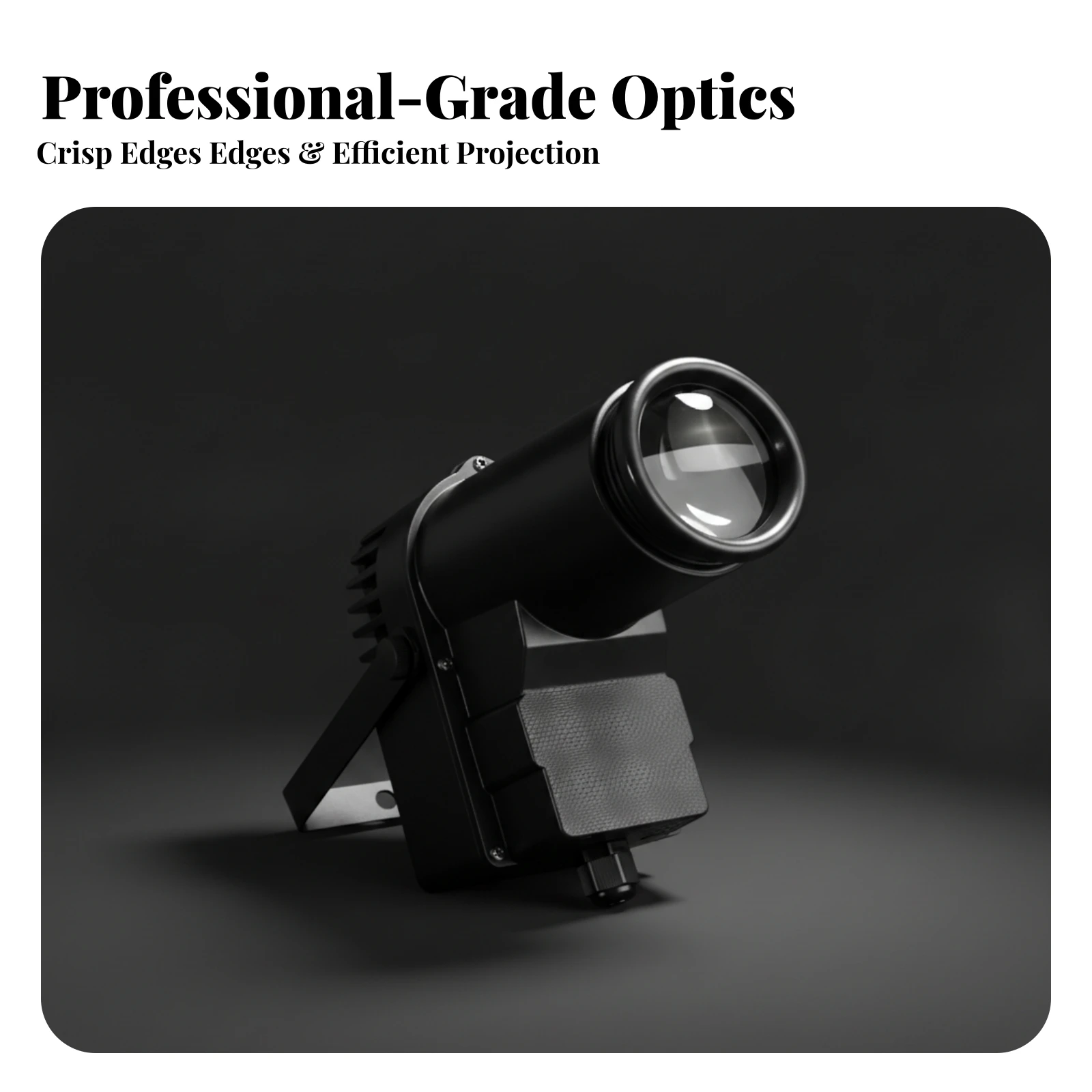 Stage Light Focused Stage Beam Lighting Fixture Cylindrical for DJs, Stages, Clubs