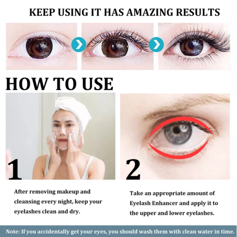 Fast Eyelash Growth Serum Enhancement Eyelashes Lift Lengthening Thicker Eyelashes Nourish Eyebrow Natural Growth Fluid New