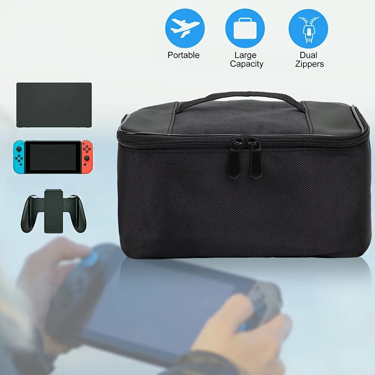 Suitable for Switch Full Set Storage Protection Bag, Full Set Rechargeable Base, Large Capacity NS Portable Bag