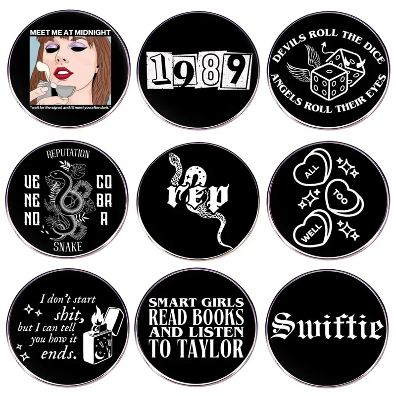 Famous musicians fashion brooches, gifts for music enthusiasts and fans Hoodie Backpack Hat Decorative