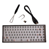 Gaming Mini84 keyboard kit Tri Modes RGB Keycool Bluetooth 5.0 Kit Hot swap Mechanical Keyboard 2.4g