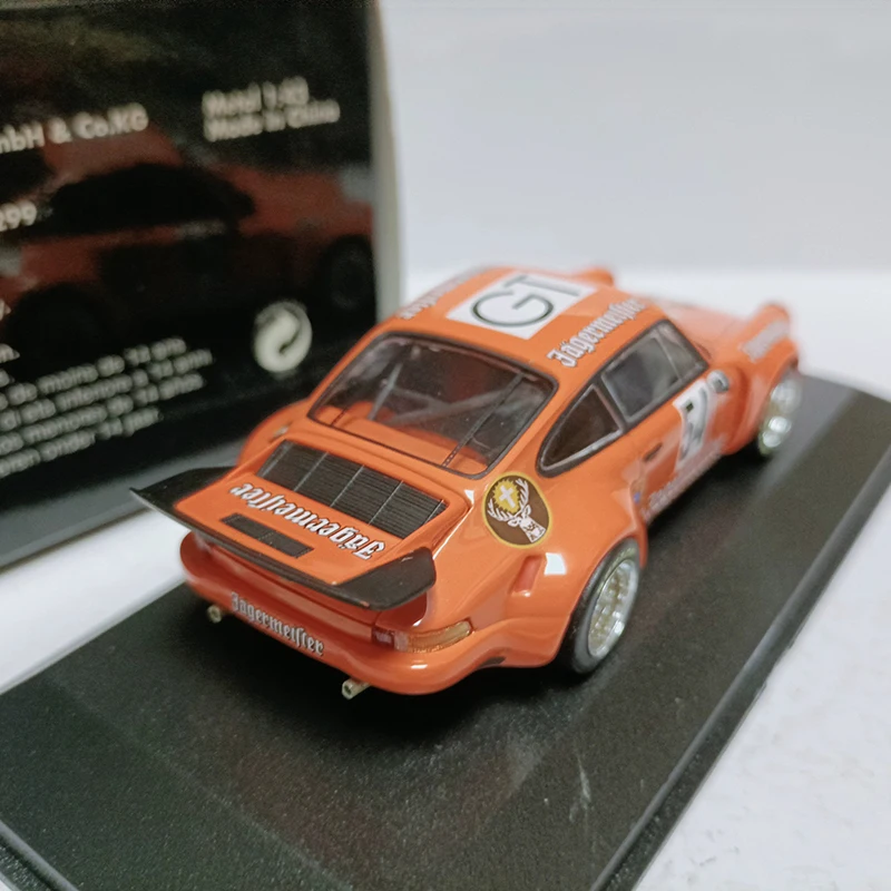 Minichamps 1/43 مقياس 911 Carrera RSR 3.0 GT الفائز 1973 نموذج سيارة مصنوع من خليط معدني مجموعة ثابتة مزينة هدايا العيد اللعب