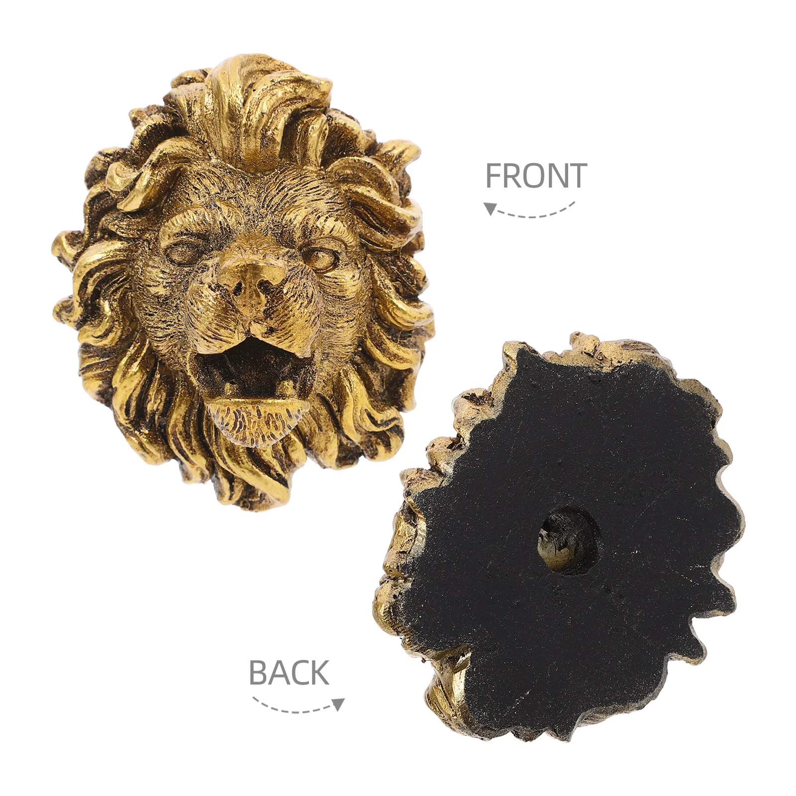 فوهة نافورة برأس الأسد، ديكور حديقة مثبت على الحائط، ميزة مياه متينة وسهلة التركيب، تصميم إبداعي، صوت مريح