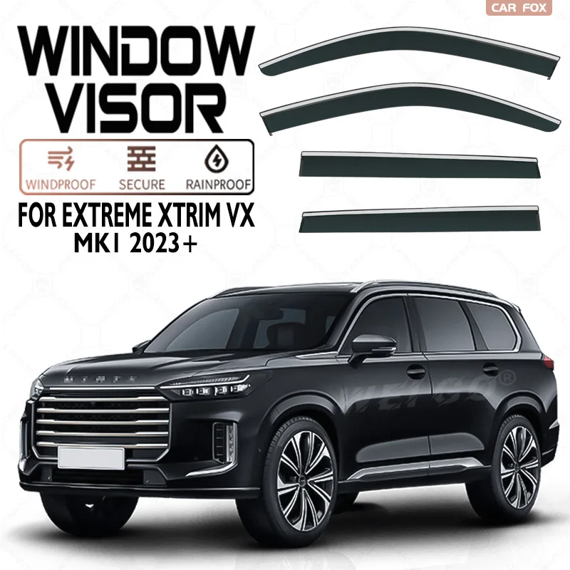 

For Extreme Xtrim VX 2023+ Car Window Visor Awning Shelters Windshield Side Window Rain Sun Shade Auto Accessories