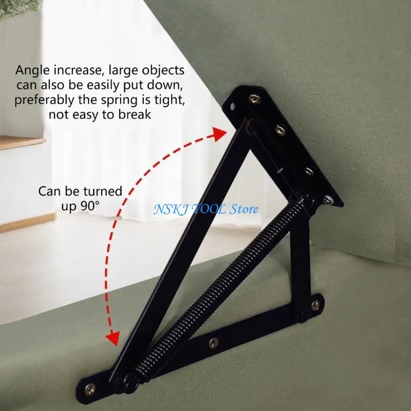 L8RC Portable Sturdy Spring Hinges for Bed Stability and Furniture Long Time Use