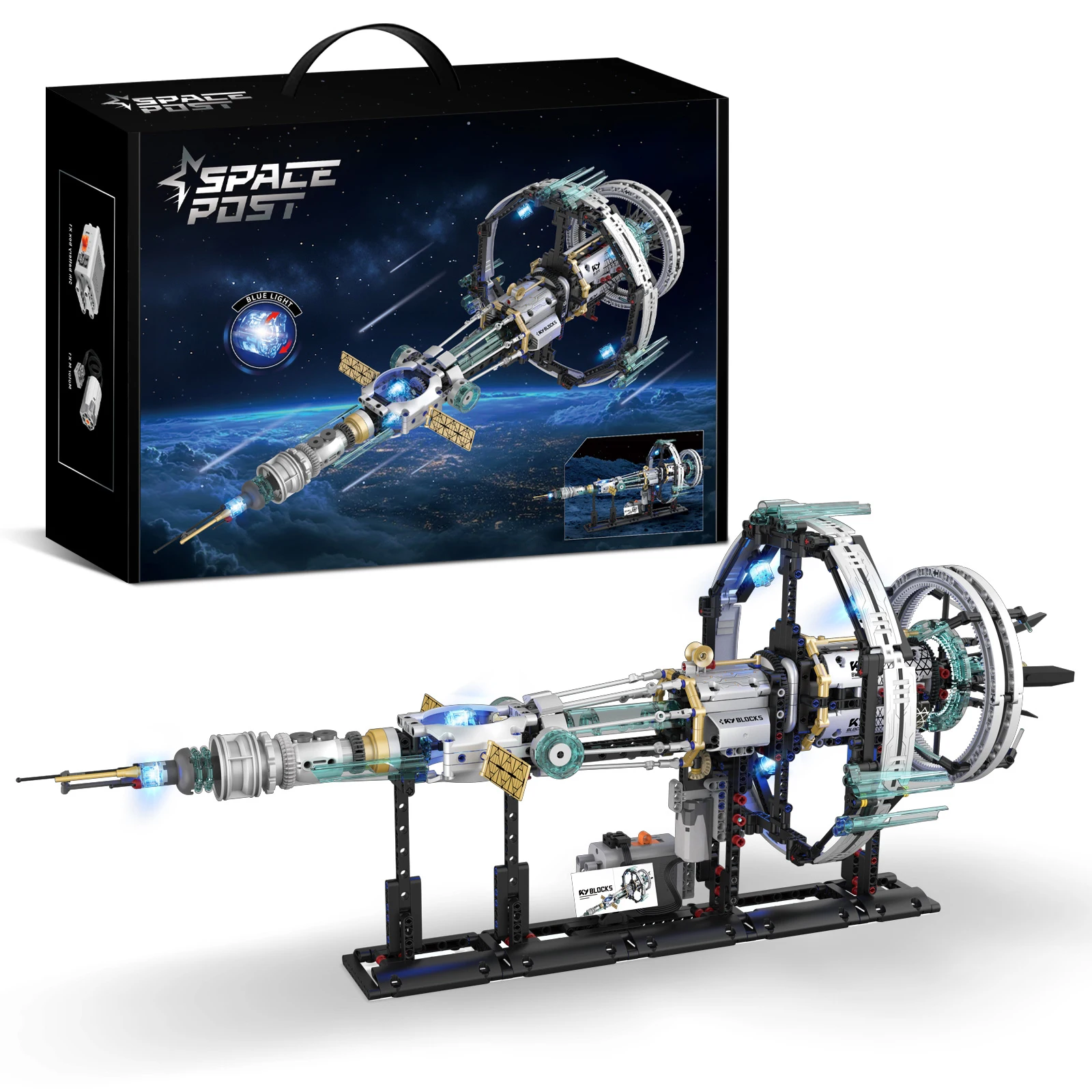 

Игрушки и украшения серии Space, строительные блоки космических станций, игрушки и подарки для детей и взрослых, настольные игрушки и украшения.