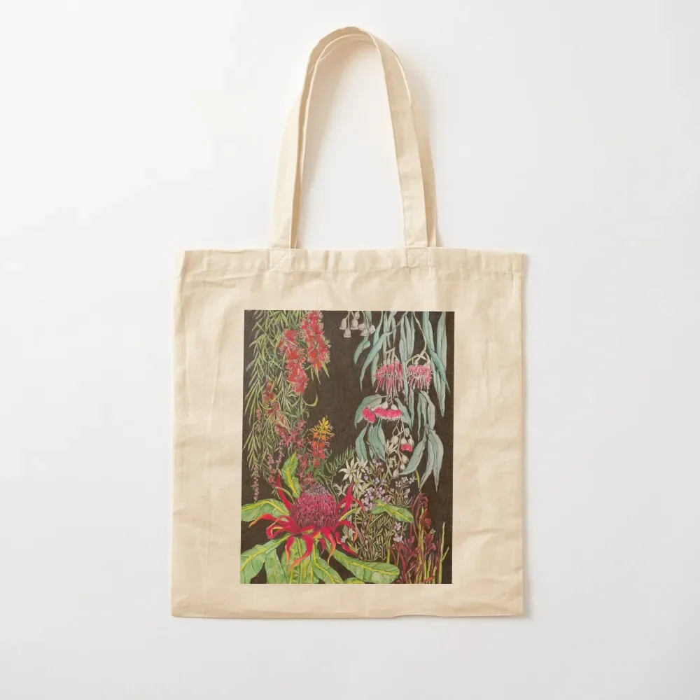 

Australian Bush Native flowers Tote Bag tote screen Lady bags Beach university