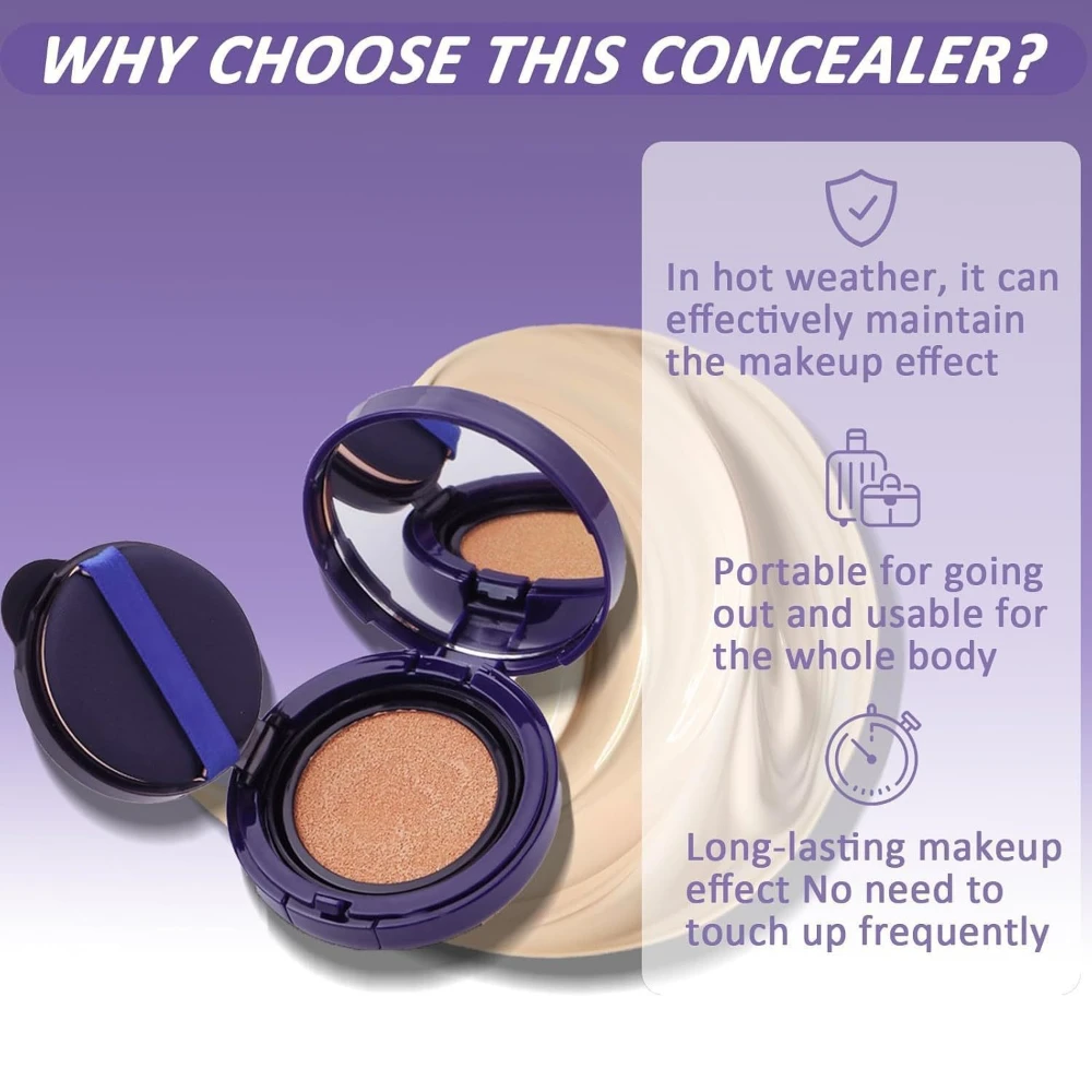 طويلة الأمد مقاوم للماء لينة ضباب مسحوق وسادة المخفي ماتي طويلة الأمد أقل عيب تغطية كريم ماكياج الوجه المفترس قاعدة