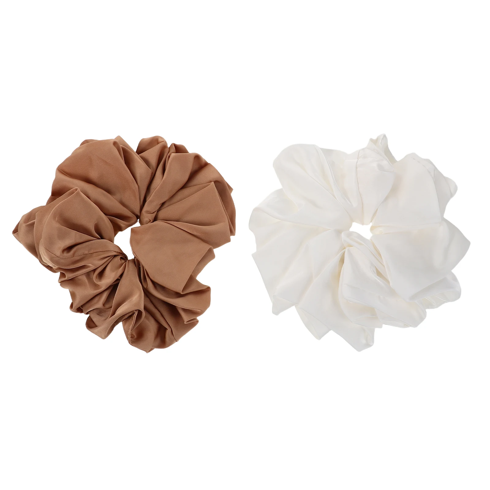 

2 шт. тканевые резинки для волос, большие большие резинки для волос Jumbo, французский балетный стиль, аксессуары для волос с хвостиком для женщин и девочек