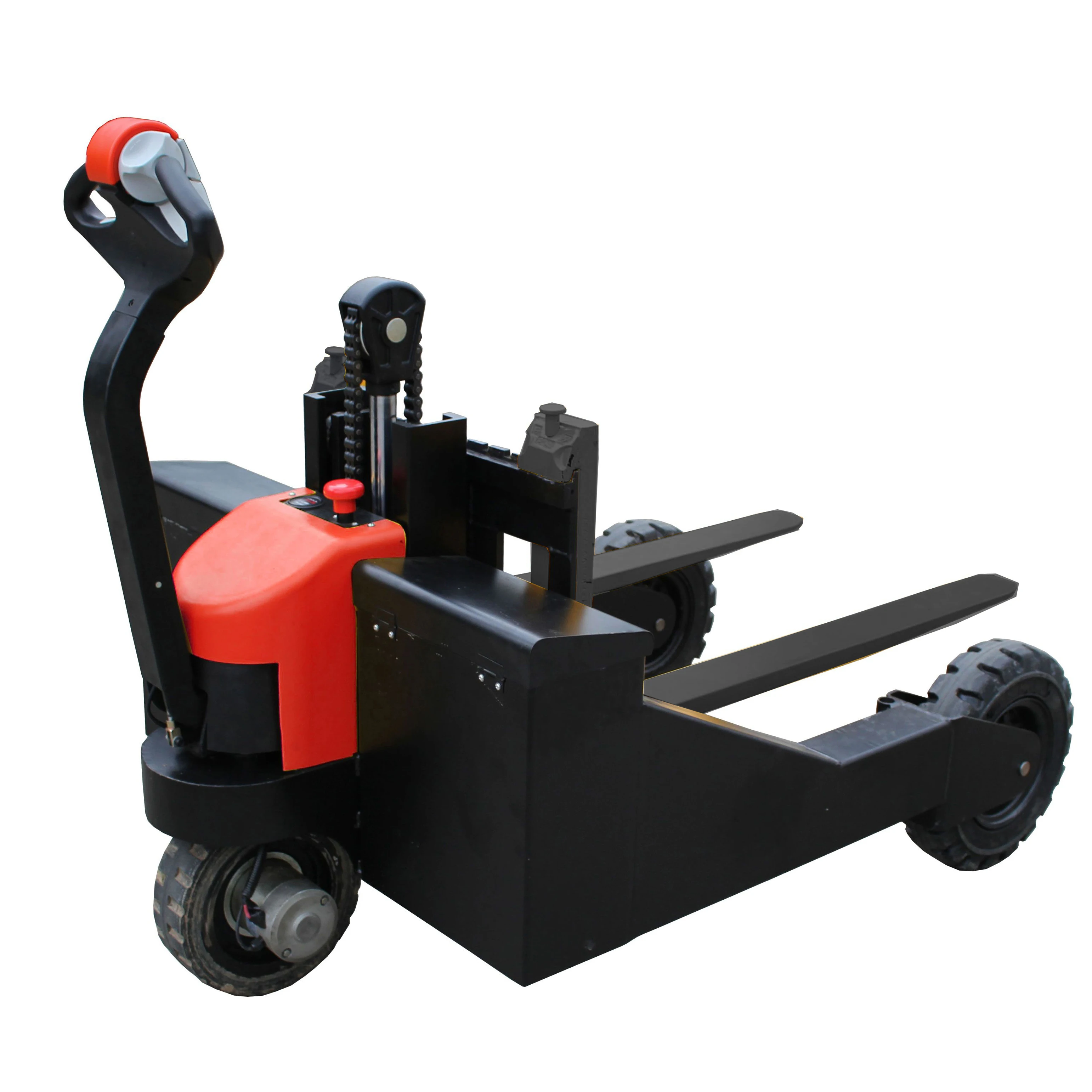 

1.5 Ton Manual Rough Terrain Pallet Jack with PU Wheels High Quality Hand Forklift for Industrial Construction Site Work