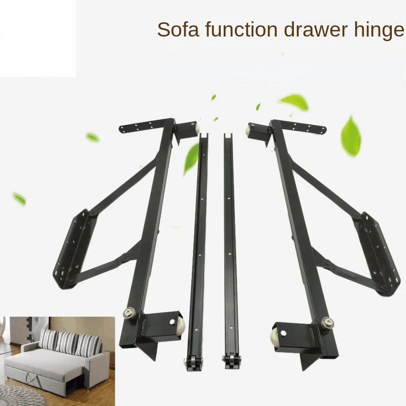 Bisagra funcional para sofá con ranura para cajón, marco de soporte plegable, accesorios de hardware para sofá cama