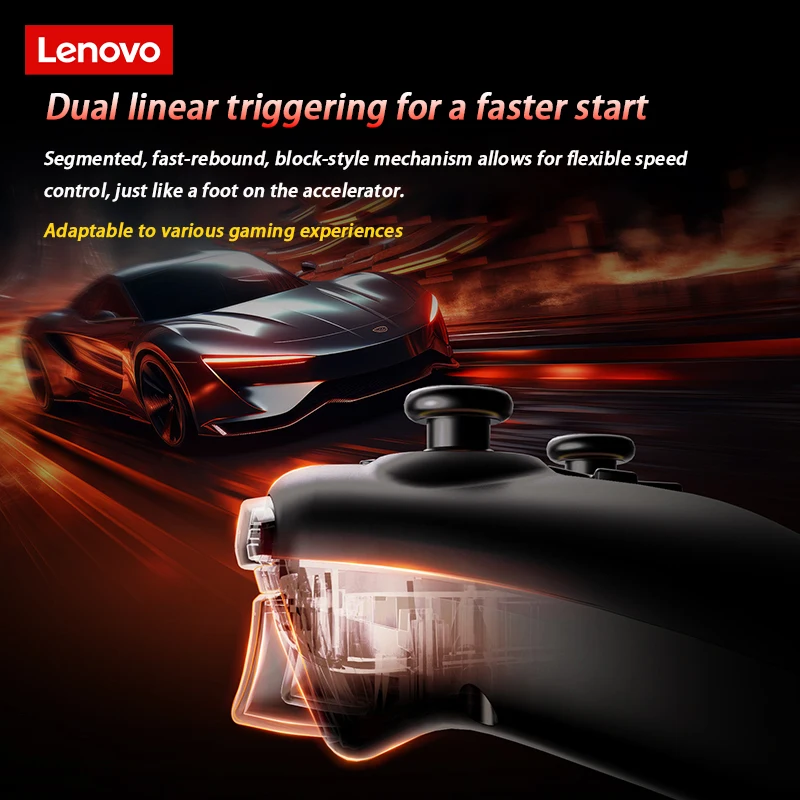 Controlador inalámbrico Lenovo S07 para Switch/Switch OLED/Switch Lite/PC/iPhone/Android teléfono Bluetooth Gamepad con base de carga
