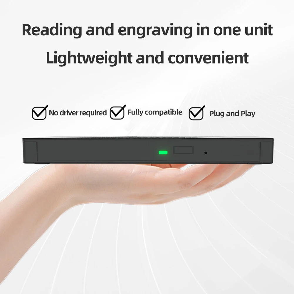 مشغل دي في دي خارجي محمول ، 7 في 1 ، USB ، النوع C ، CD ، دي في دي RW ، محرك الأقراص الضوئية ، ناسخ ، قارئ ، محور USB للنوافذ ، ماك ، كمبيوتر شخصي ، كمبيوتر محمول