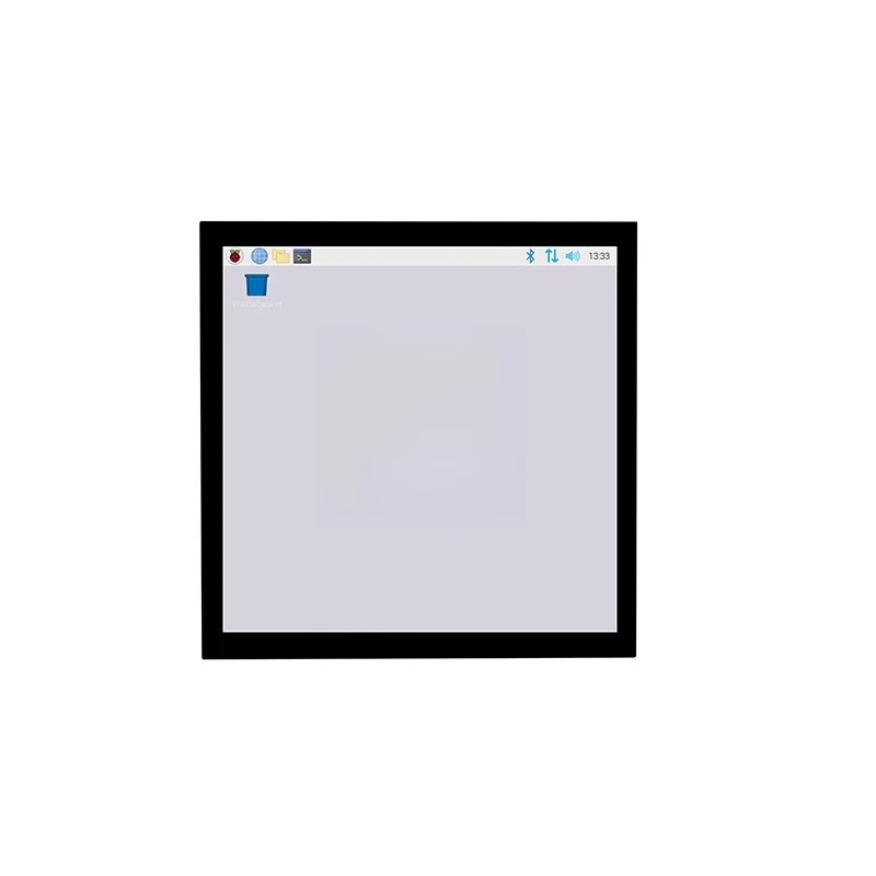 4 Inch Square HDMI Capacitive Touch Display Compatible with , Used as Computer Secondary Screen