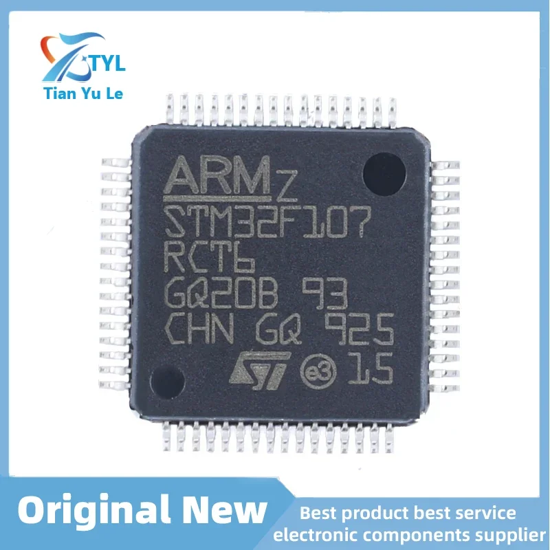 New original STM32F107RCT6 LQFP-64 ARM Cortex-M3 32-bit microcontroller MCU