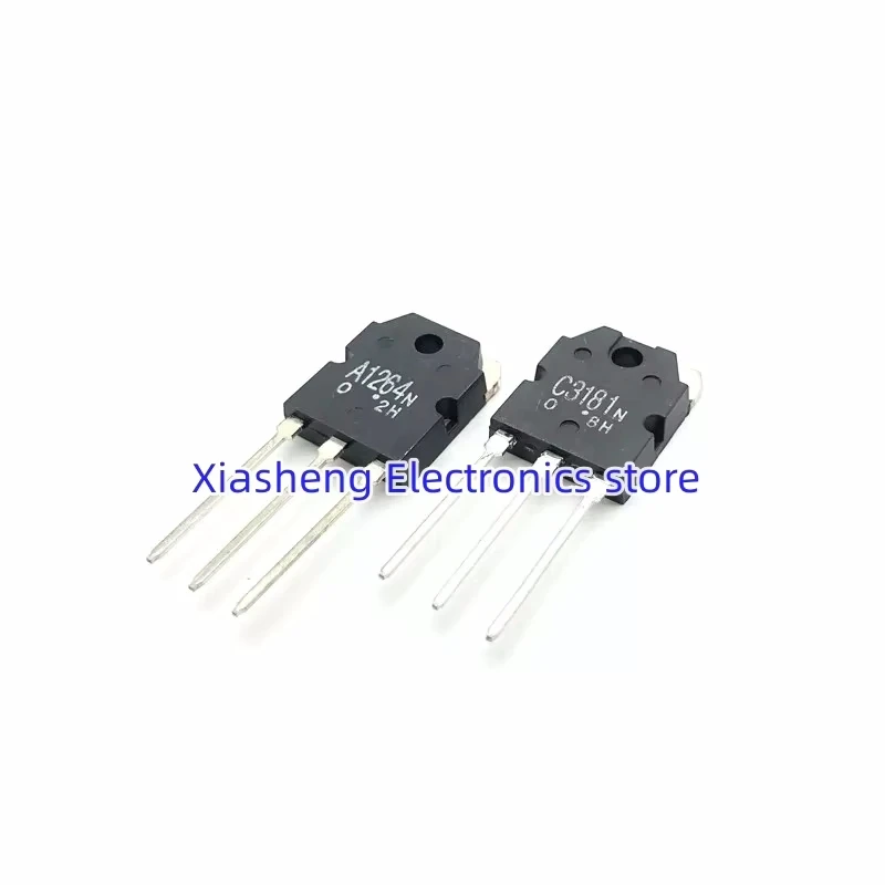 New Original 5Pairs 2SA1264N A1264N + 2SC3181N C3181N TO-3P Audio Amplifier Transistor In Stock