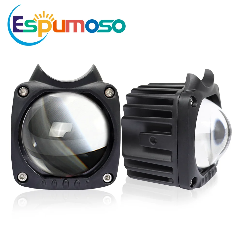 

2-дюймовые противотуманные фары дальнего света, линзы, светодиодные рабочие фары, 2-дюймовый прожектор для мотоцикла для автомобиля, грузовика, внедорожника, лодки, квадроцикла, внедорожника