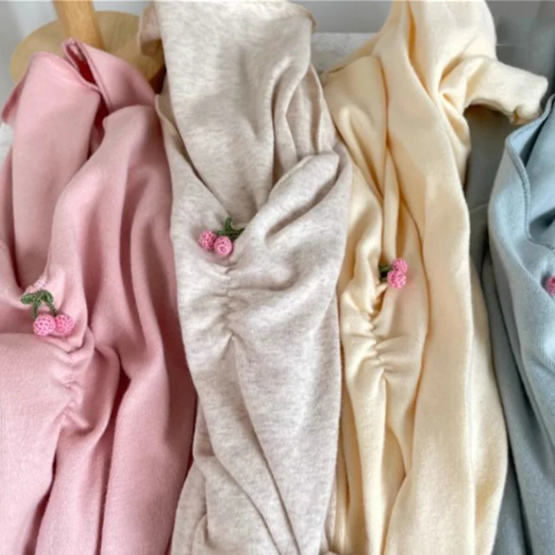 

Новые летние женские милые лаконичные топы с V-образным вырезом, Женская универсальная однотонная приталенная повседневная одежда, Женская милая дизайнерская юбка